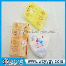New design cute plastic boxes for pill, oem printing pill box